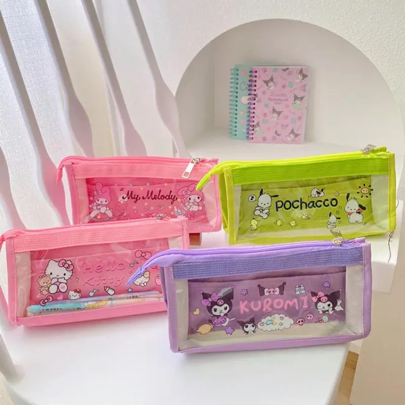 Anime Sanrio Pen Pouch Hello Kittys Accessories Cute Kawaii Student Cosmetic Organizer Multi-Compartment Toys for Girls Gift
Anime Sanrio Pen Pouch Hello Kittys Accessories Cute Kawaii Student Cosmetic Organizer Multi-Compartment Toys for Girls Gift