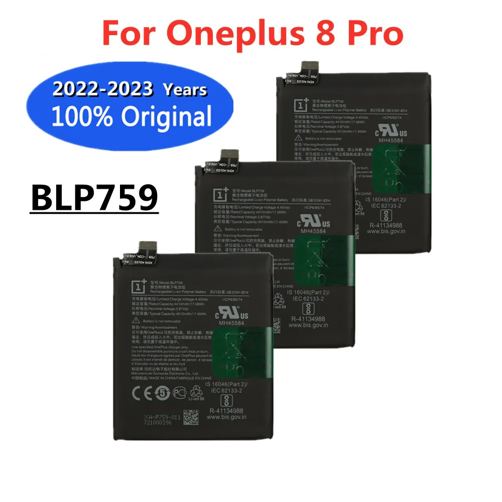 2023 Original BLP759 4500mAh One Plus Battery For Oneplus 8Pro 8 Pro High Capacity Phone Built-in Battery Batteries In Stock
2023 Original BLP759 4500mAh One Plus Battery For Oneplus 8Pro 8 Pro High Capacity Phone Built-in Battery Batteries In Stock
