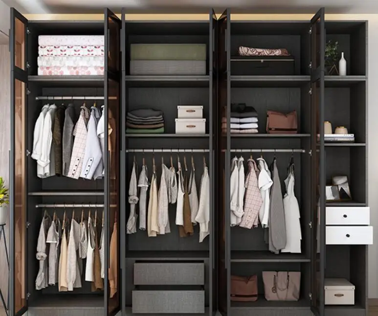 Wardrobe: household bedroom, simple corner, modern cloakroom, glass door combination, small family wardrobe, light luxury, free
Wardrobe: household bedroom, simple corner, modern cloakroom, glass door combination, small family wardrobe, light luxury, free