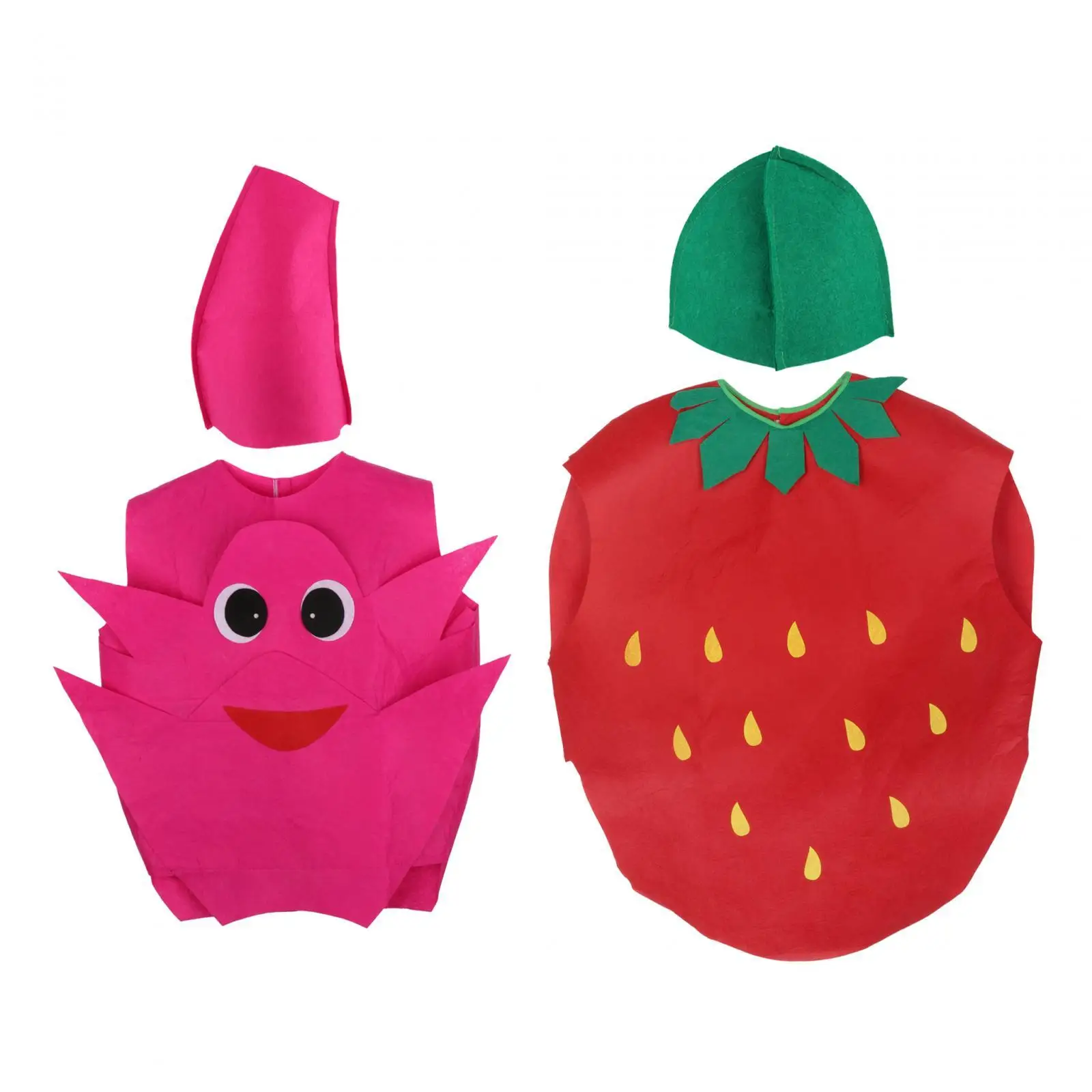 

Funny Fruit Costume Cute Decorative Creative Dress up with Hat for Holidays Themed Party Fancy Dress Carnivals Halloween Props