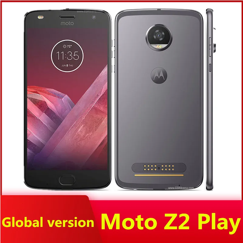 

Motorola Moto Z2 Play Refurbished-Original Unlocked Edition 5.5 inches 4GB RAM 64GB ROM 12.0MP NFC 4G 3000mah