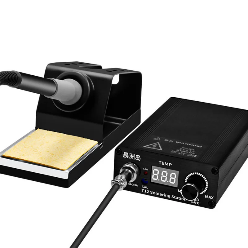 Quick Heating T12 Soldering Station 75W OLED Digital Display Thermostatic Intelligent Electronic Welding Iron STC Repair Tools
Quick Heating T12 Soldering Station 75W OLED Digital Display Thermostatic Intelligent Electronic Welding Iron STC Repair Tools
