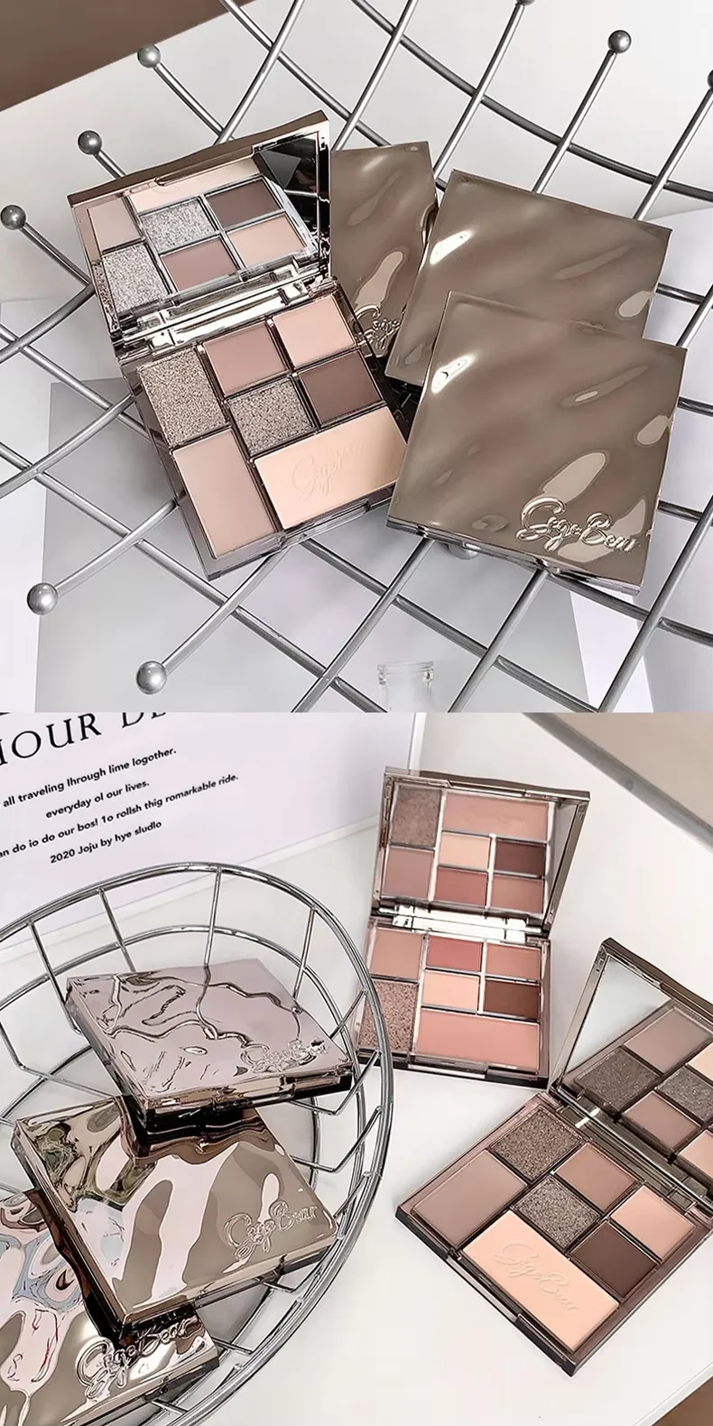 7-color Eyeshadow Palette, with Matte and Shimmer Finishes, Fine and Non-flying Powder, Suitable for Daily Commuting. 1 S553b7c744a01472284d9d71a3dda2484R
