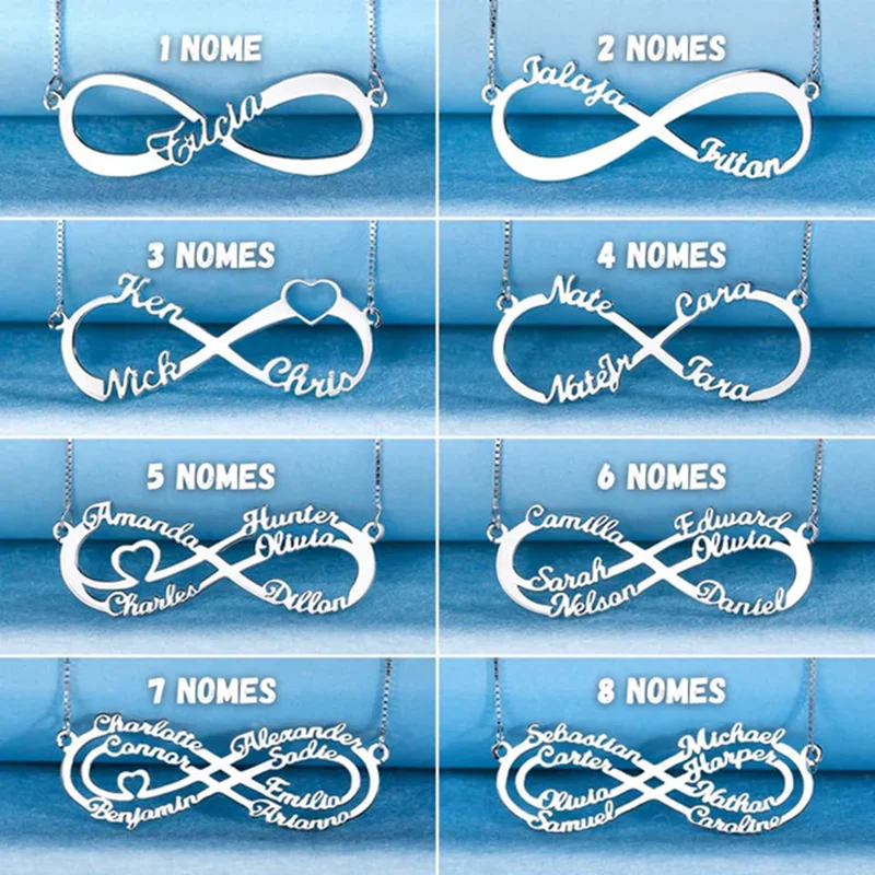 Personalized Stainless Steel Custom Name Necklaces For Women Infinity Nameplate Friendship Necklace Jewelry Family Gifts
Personalized Stainless Steel Custom Name Necklaces For Women Infinity Nameplate Friendship Necklace Jewelry Family Gifts