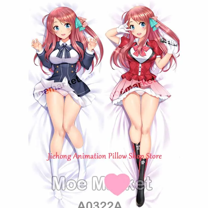 

Dakimakura Anime Minamoto Sakura Pillow Cover Double-Sided Print Life-Size High Quality 2WAY Pillowcase Otaku Gifts