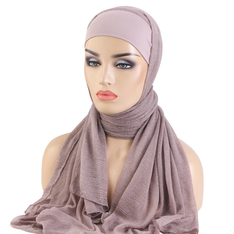 

Головной платок, ремешок, креп-шарф, цельный головной убор, бандана, головной убор, мусульманский хиджаб, тюрбан, Женская шаль, накидка на голову, повязка на голову, Женский тюрбан