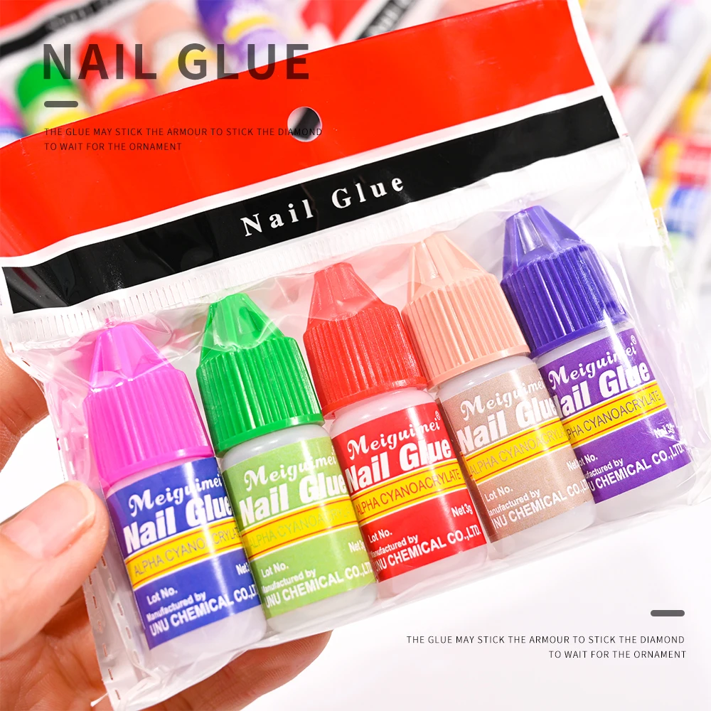 

10/5/1pcs Fast Drying Nail Art Glue for Press On Nails Fake Tips Gems Rhinestones Glue Gel Manicure Tool Strong Nail Bond Glue