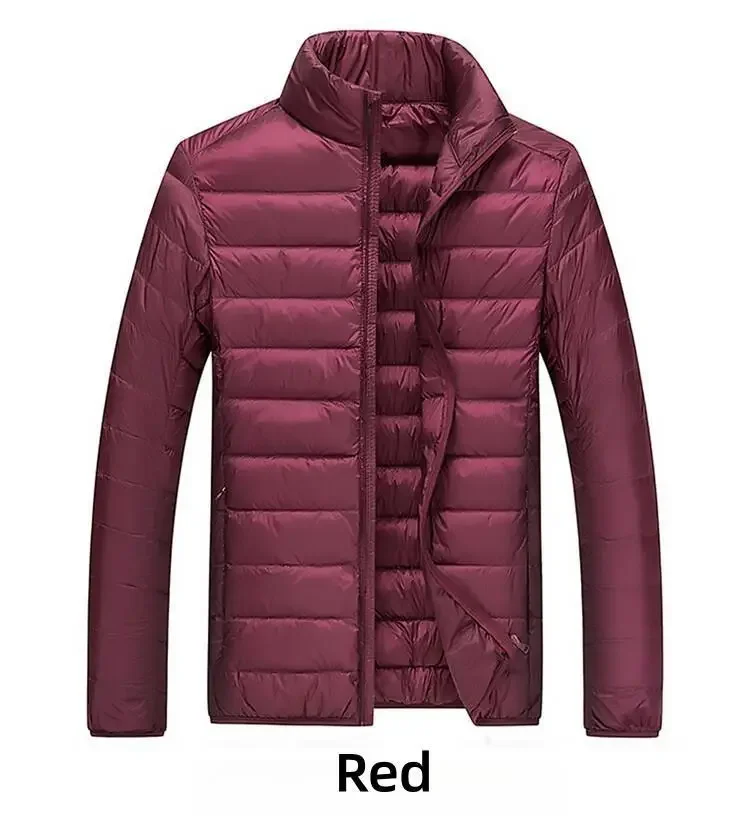 CHUJIE خريف شتاء جديد خفيف للغاية الأبيض بطة أسفل سترة الرجال مقاوم للماء عادية في الهواء الطلق المحمولة خفيفة الوزن الذكور مبطن معاطف CHUJIE خريف شتاء جديد خفيف للغاية الأبيض بطة أسفل سترة الرجال مقاوم للماء عادية في الهواء الطلق المحمولة خفيفة الوزن الذكور مبطن معاطف