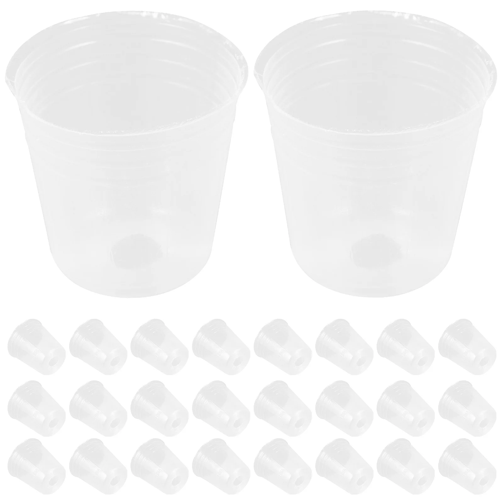 50Pcs Plant Nursery Pots Breathable Garden Pots Plastic Orchid Flower Planter Gardening Supplies
50Pcs Plant Nursery Pots Breathable Garden Pots Plastic Orchid Flower Planter Gardening Supplies