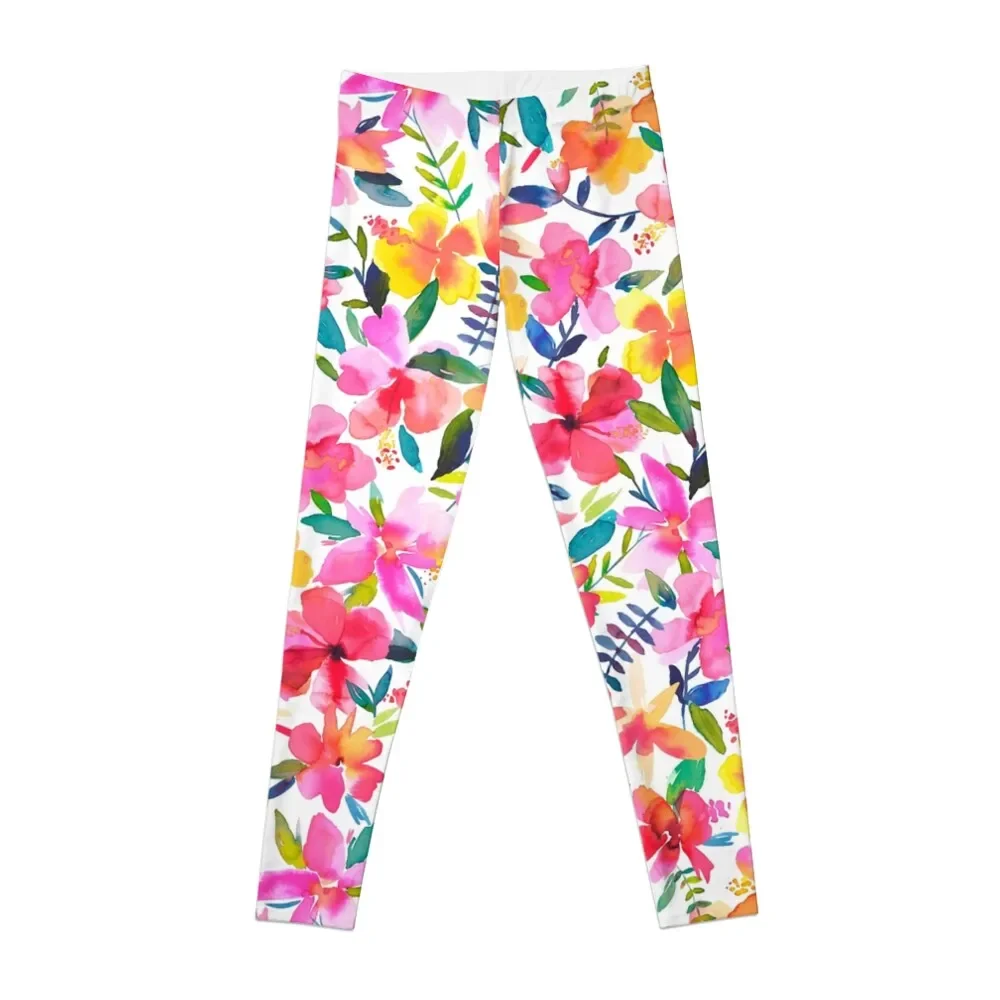 Pink Tropical Hibiscus Flower Print Leggings sport set Women's sports Womens Leggings
Pink Tropical Hibiscus Flower Print Leggings sport set Women's sports Womens Leggings