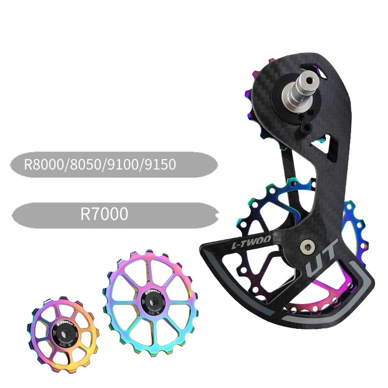LTWOO Road Bicycle Carbon Fibre Rear Derailleur EIEIO 13/18T Ceramic Bearing Guide Wheel For Shimano R7000/R8000 Bike Parts
LTWOO Road Bicycle Carbon Fibre Rear Derailleur EIEIO 13/18T Ceramic Bearing Guide Wheel For Shimano R7000/R8000 Bike Parts