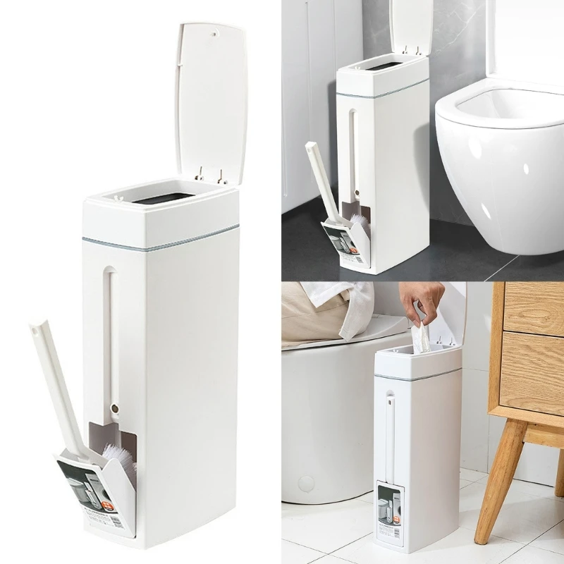 Narrow Bathroom Trash Can with Toilet Brush 4.5L Press-type Waste Bin Dustbin Kitchen Garbage Bucket Household DropShipping
Narrow Bathroom Trash Can with Toilet Brush 4.5L Press-type Waste Bin Dustbin Kitchen Garbage Bucket Household DropShipping