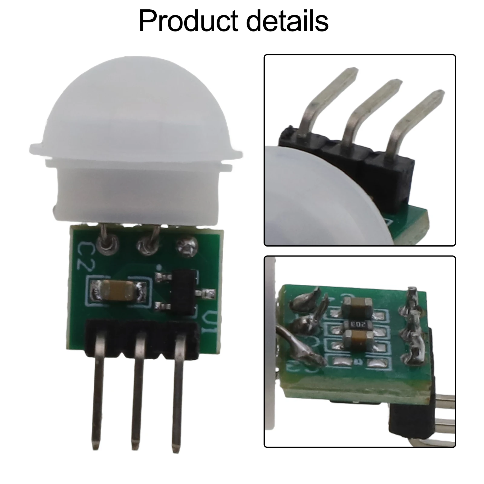 DC 2.7-12V Micro Human Body Sensing Module PIR Module Infrared Sensor Module Repeatable Triggering Method
DC 2.7-12V Micro Human Body Sensing Module PIR Module Infrared Sensor Module Repeatable Triggering Method
