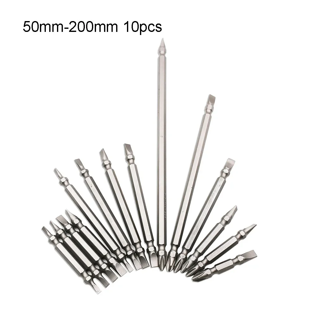 10Pcs Magnetic Drill Bit Cross PH2 X Slot 6mm Electric Screwdriver Bits Double Head Fit Wind Batch, Hexagonal Electric Batch
10Pcs Magnetic Drill Bit Cross PH2 X Slot 6mm Electric Screwdriver Bits Double Head Fit Wind Batch, Hexagonal Electric Batch