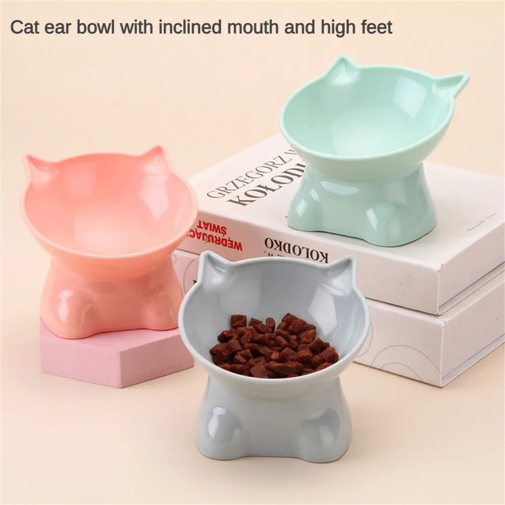 Pet Bowl Large Capacity Cats Bowls Oblique Mouth Cute Cartoon Cat Shape Puppy Food Dispenser Feeder Small Animal Dog Accessories
Pet Bowl Large Capacity Cats Bowls Oblique Mouth Cute Cartoon Cat Shape Puppy Food Dispenser Feeder Small Animal Dog Accessories