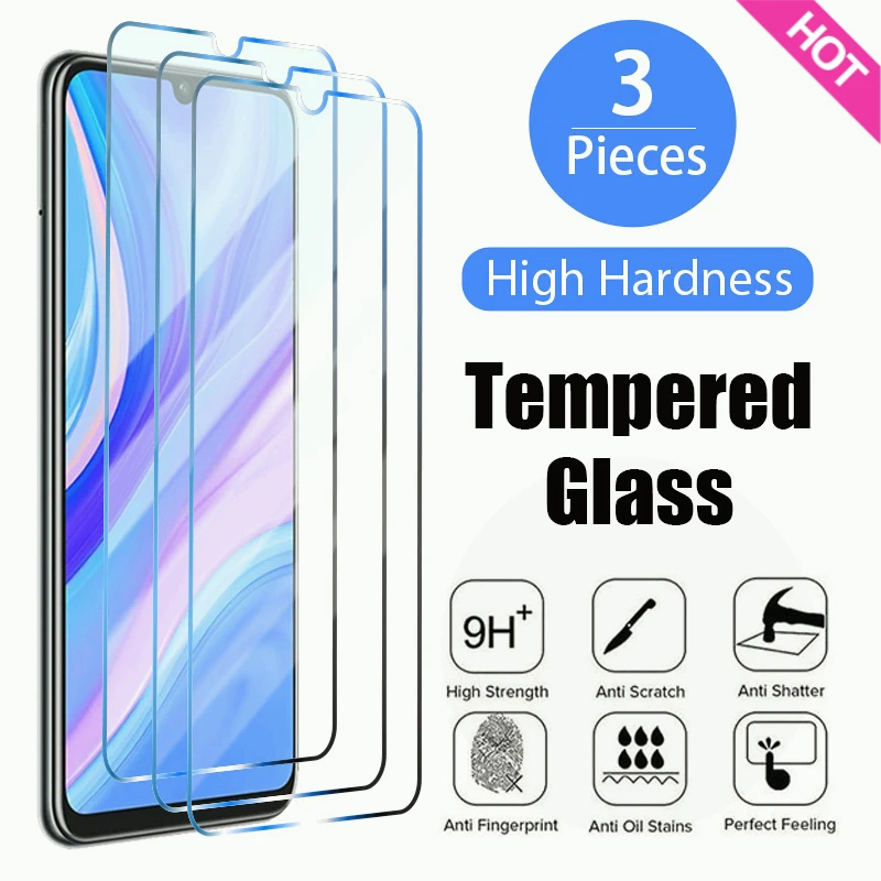 

3PCS 2PCS Screen Protector for Huawei P30 P40 P20 Mate 20 Lite Y6 Y7 Tempered Glass on Huawei P Smart Z 2019 2021 Nova 5T Glass