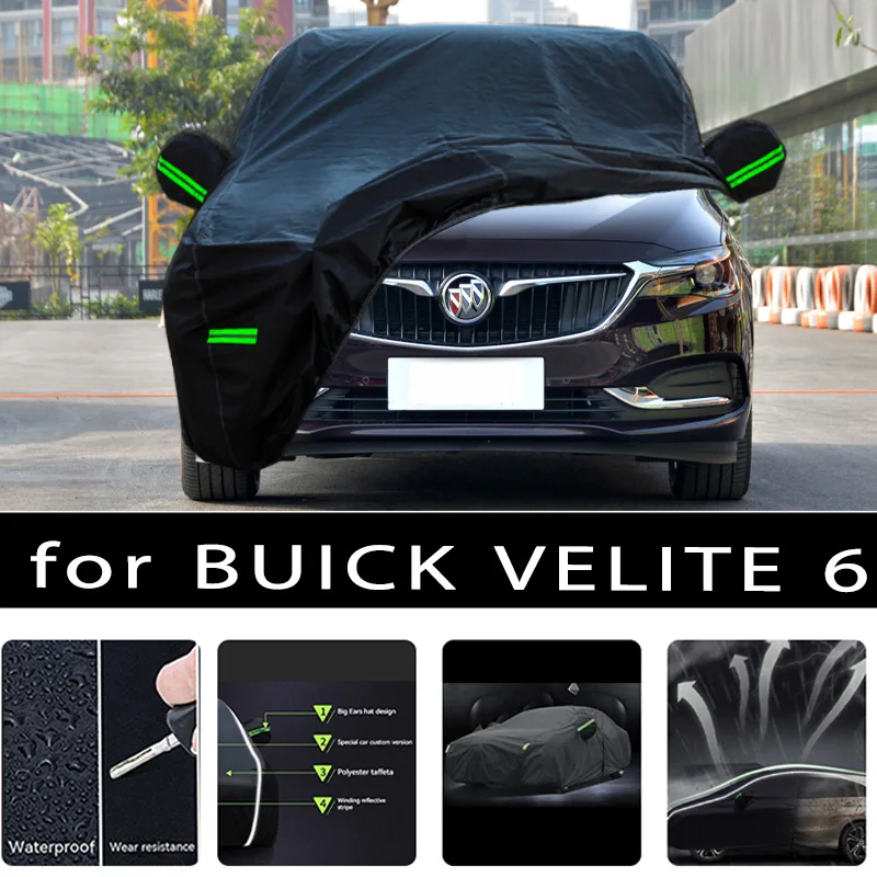 For BUICK VELITE 6 Outdoor Protection Full Car Covers Snow Cover Sunshade Waterproof Dustproof Exterior Car accessories
For BUICK VELITE 6 Outdoor Protection Full Car Covers Snow Cover Sunshade Waterproof Dustproof Exterior Car accessories