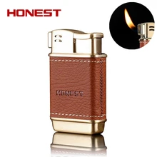Honest Metal Butane Gas Turbine Pipe Pipe Lighter Multifunction Flashlight Free Kerosene Lighter Cigarette Cigar Men's Gadget
Honest Metal Butane Gas Turbine Pipe Pipe Lighter Multifunction Flashlight Free Kerosene Lighter Cigarette Cigar Men's Gadget