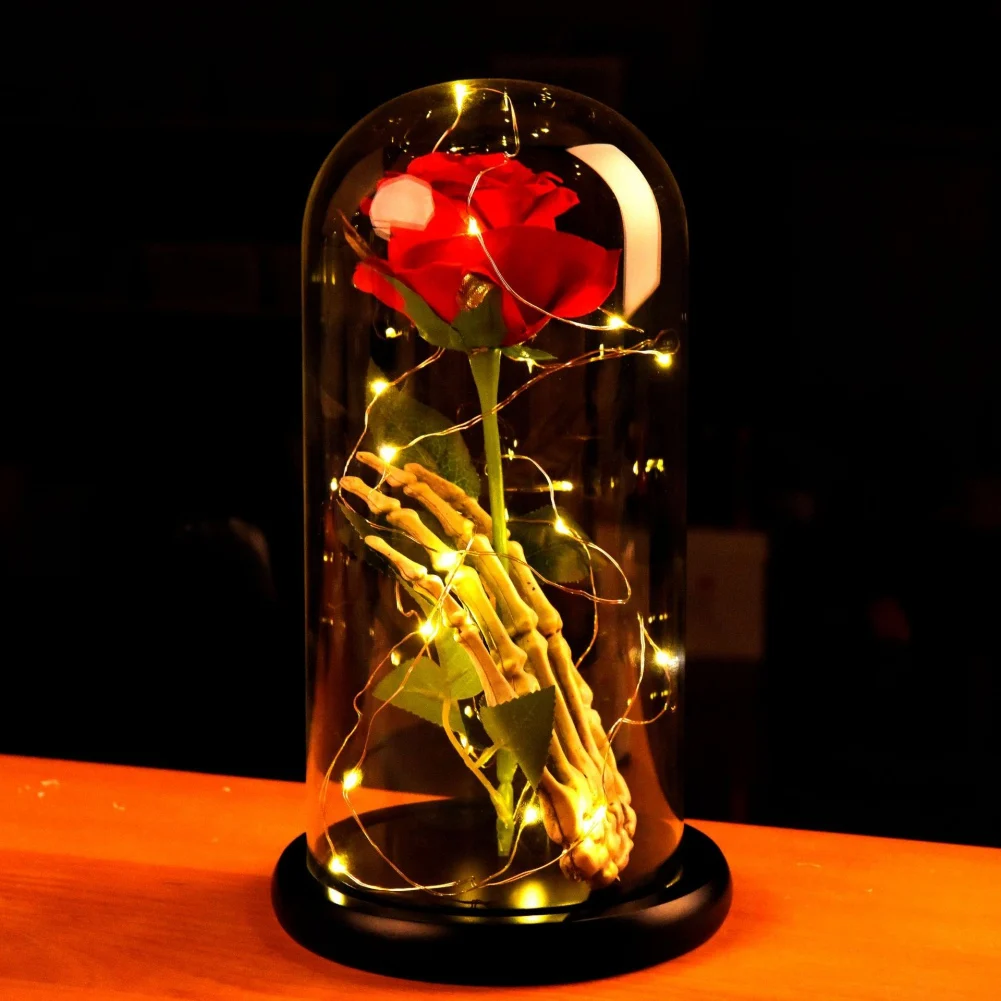 Ornaments Imitation Roses Artificial Roses Immortal Roses Glass Cover Micro-landscape Immortal Roses Valentine's Day Gifts
Ornaments Imitation Roses Artificial Roses Immortal Roses Glass Cover Micro-landscape Immortal Roses Valentine's Day Gifts