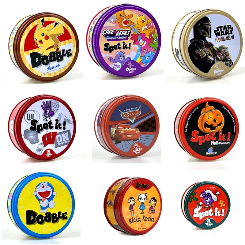 Pokemon Spot It Dobble Cards Game Sanrio Star Wars Animali Numeri Disney 100 Princess Frozen Marvel Spot It Game Card Fun Toys
Pokemon Spot It Dobble Cards Game Sanrio Star Wars Animali Numeri Disney 100 Princess Frozen Marvel Spot It Game Card Fun Toys