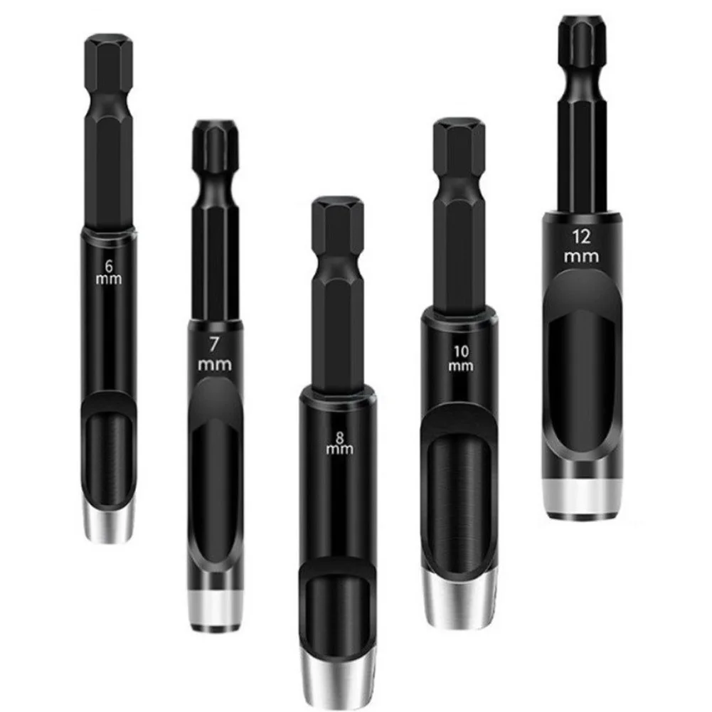 5pcs 6.35mm Hex Shank Adapter Electric Machine Hollow Punch Drill Cardboard Belt Leather Hole Punch Leather Belt Punching Access
5pcs 6.35mm Hex Shank Adapter Electric Machine Hollow Punch Drill Cardboard Belt Leather Hole Punch Leather Belt Punching Access