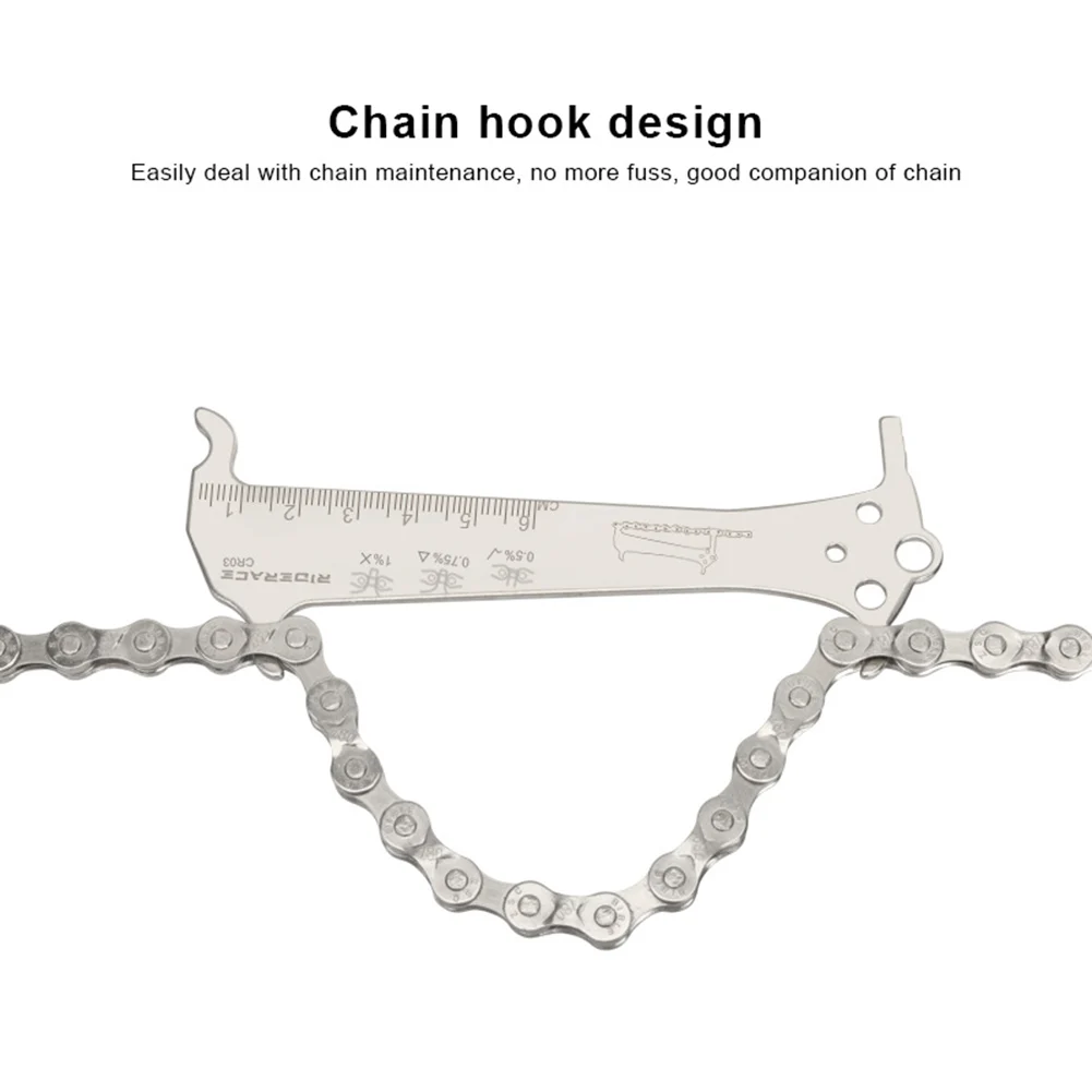 Bike Repair Tool Chain Checke Ruler Chain Checking Cycling Replacement Measuring Ruler Stainless Steel High Quality
Bike Repair Tool Chain Checke Ruler Chain Checking Cycling Replacement Measuring Ruler Stainless Steel High Quality