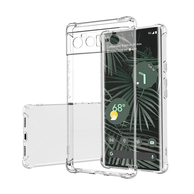 For Google Pixel 8 Pro Phone Case,Clear Slim Fit TPU Transparent 4 Corner Shockproof Airbag Cover for Google 7A 7 6A 6 Pro 4xl 4
For Google Pixel 8 Pro Phone Case,Clear Slim Fit TPU Transparent 4 Corner Shockproof Airbag Cover for Google 7A 7 6A 6 Pro 4xl 4