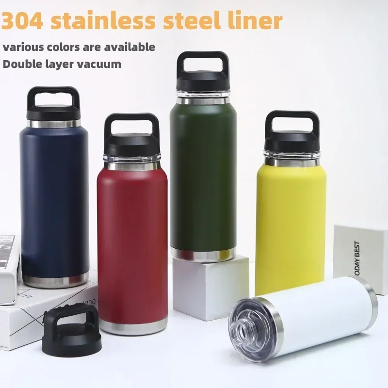 0.5-1L 304 Stainless Steel Thermos Bottle 24 Hours Thermal Insulation Double Layer Vacuum Outdoor Sports Kettle Flask
0.5-1L 304 Stainless Steel Thermos Bottle 24 Hours Thermal Insulation Double Layer Vacuum Outdoor Sports Kettle Flask