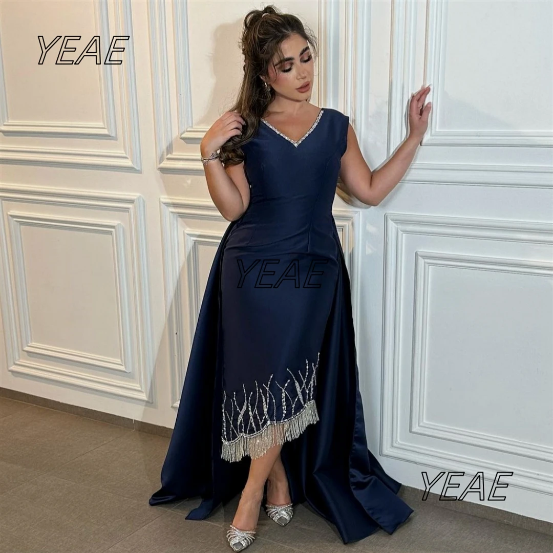Santorini Formal Occasion Dubai Women Wear Evening Dresses V Neck Beaded Tassels Prom Dress with Overskirts Backlss Vestidos Des
Santorini Formal Occasion Dubai Women Wear Evening Dresses V Neck Beaded Tassels Prom Dress with Overskirts Backlss Vestidos Des