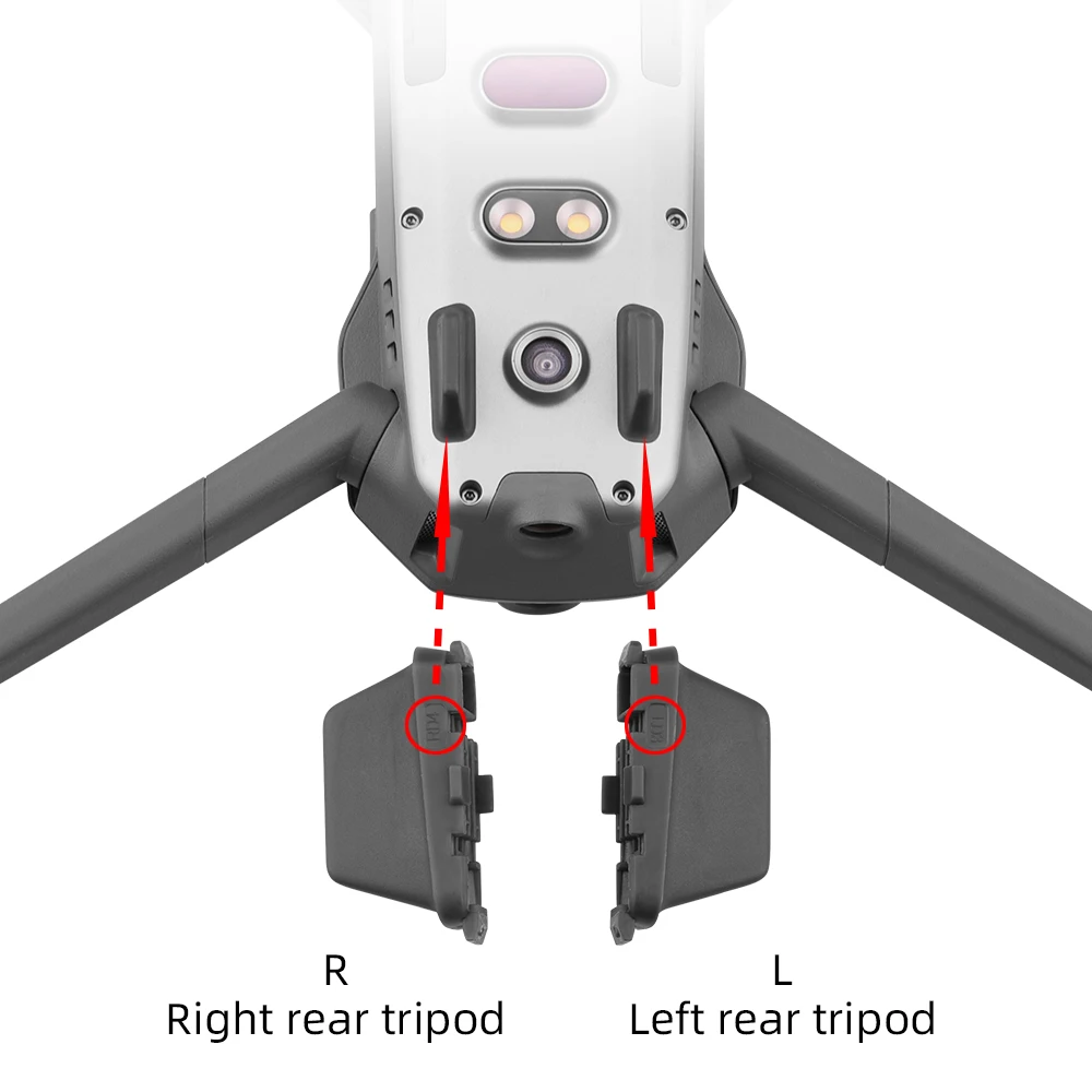 Подходит для DJI Mavic 2 Pro/Zoom для ремонта левых и правых задних ножек нижнего корпуса шасси
Подходит для DJI Mavic 2 Pro/Zoom для ремонта левых и правых задних ножек нижнего корпуса шасси