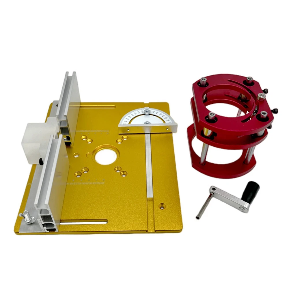 Wood Router Plunge Base Router Lift W/ Aluminum Router Table Insert Plate for 65Mm Diameter Motors Engraving Tool Yellow
Wood Router Plunge Base Router Lift W/ Aluminum Router Table Insert Plate for 65Mm Diameter Motors Engraving Tool Yellow