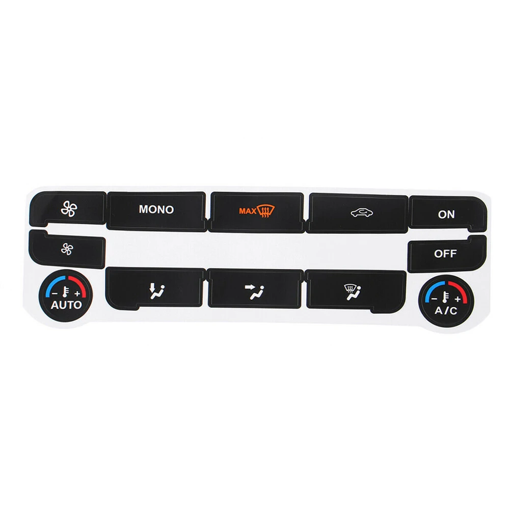 1x A/C Button Sticker A/C Climate Control Button Repair Decals Stickers Black For Ford S-Max For Your AC Unit Car Decoration Car
1x A/C Button Sticker A/C Climate Control Button Repair Decals Stickers Black For Ford S-Max For Your AC Unit Car Decoration Car