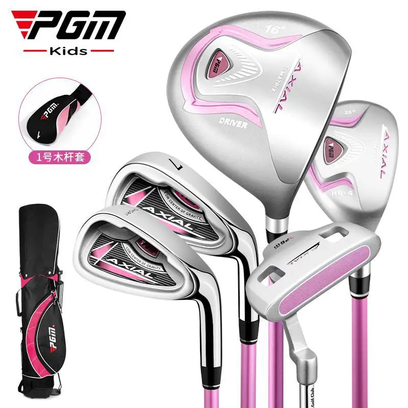 PGM JRTG003 Golf Children's Club Set with Bag Lightweight Irons Putter Stainless Steel Gift Girls Beginner Practice 3-12 Age
PGM JRTG003 Golf Children's Club Set with Bag Lightweight Irons Putter Stainless Steel Gift Girls Beginner Practice 3-12 Age
