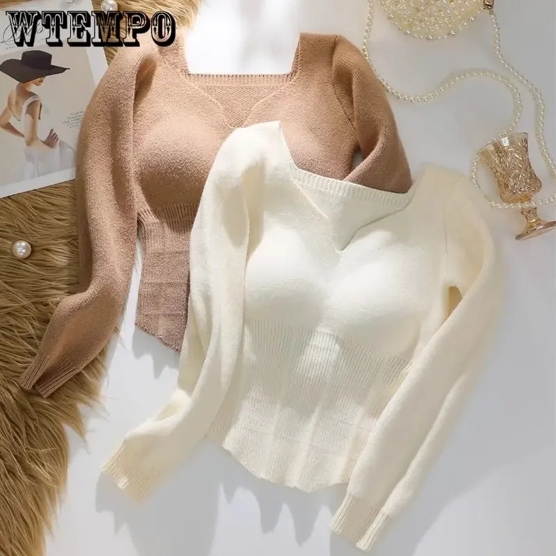 Seamless Thermal Underwear for Women with Breast Pads Inner Basic Shirt Slim Long Sleeve Warm Top Winter Women Fleece Lined Top
Seamless Thermal Underwear for Women with Breast Pads Inner Basic Shirt Slim Long Sleeve Warm Top Winter Women Fleece Lined Top