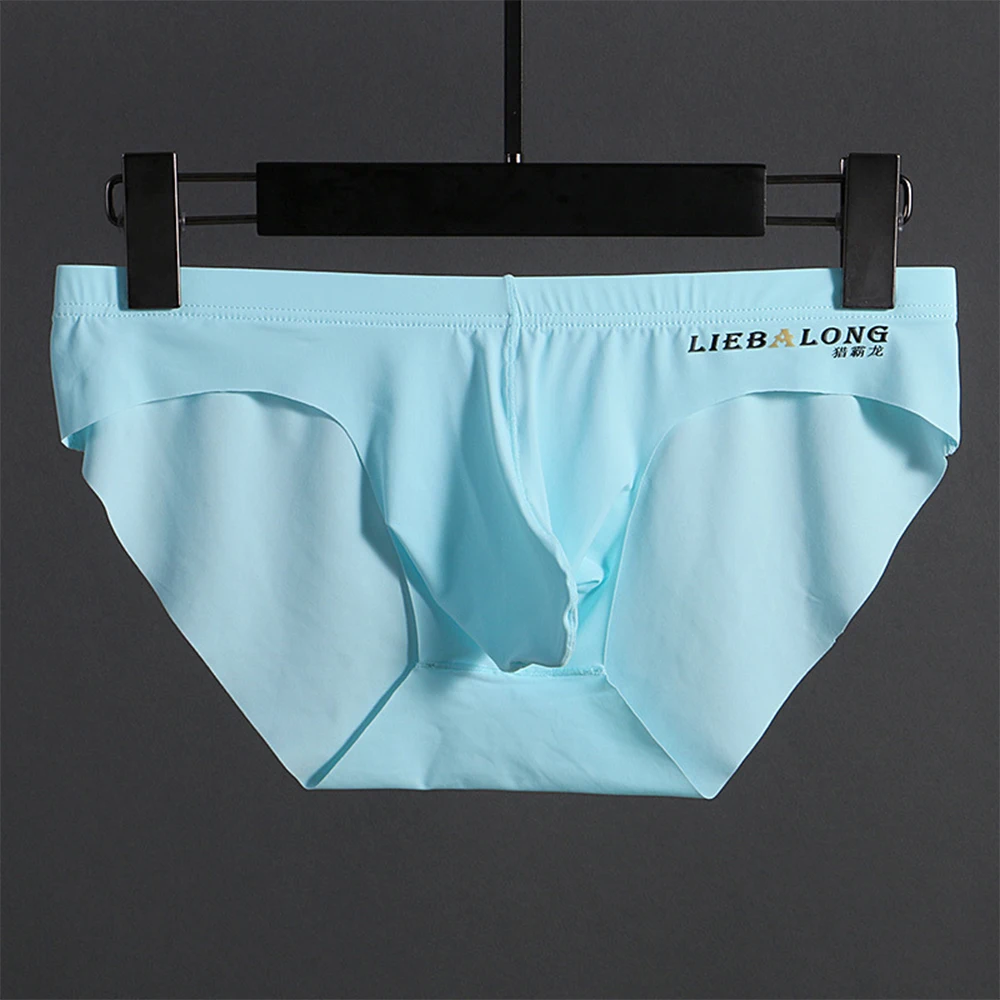 Men Seamless Ice Silk Bikini Pouch Briefs Low-Rise Sexy Men's Erotic Lingerie Underwear Breathable Soft Underpants Sissy Panties
Men Seamless Ice Silk Bikini Pouch Briefs Low-Rise Sexy Men's Erotic Lingerie Underwear Breathable Soft Underpants Sissy Panties