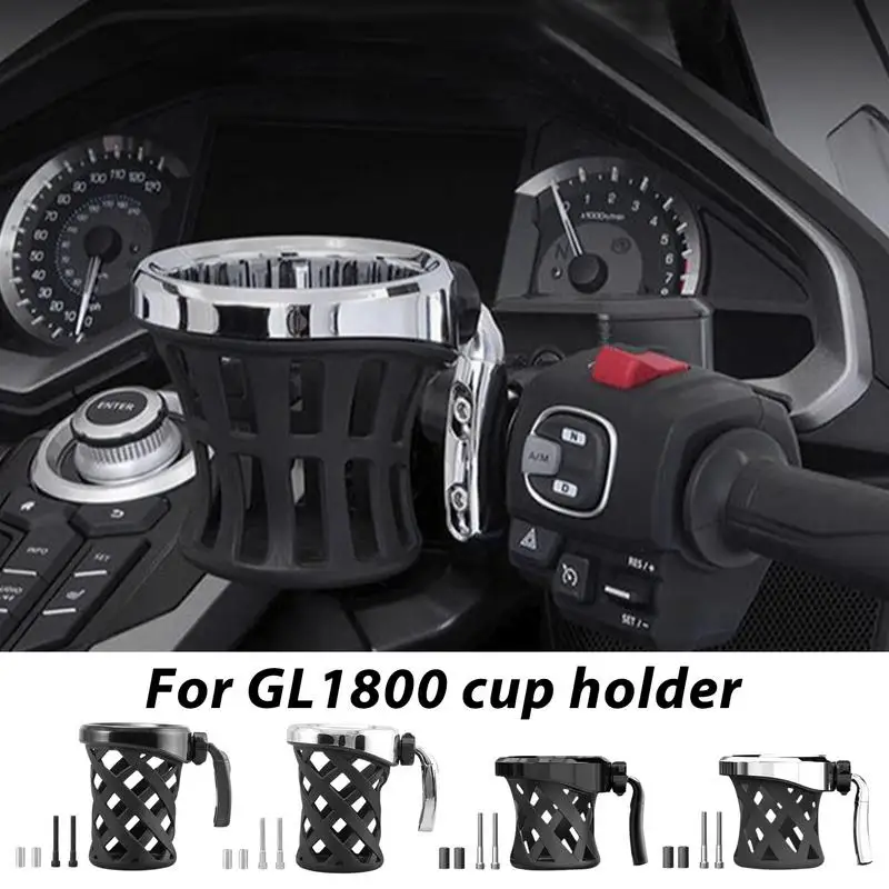 

Motorcycle Water Bottle Drink Cup Holder for honda GL1800 multi-functional Anti-skid universal handlebar water Bottle holder