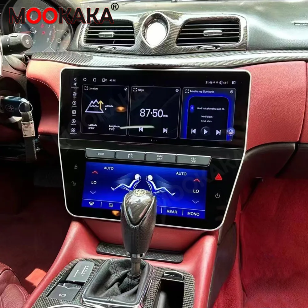 For Maserati GT /GC 2007-2017 12.3 Inch 8+128G Android 12 Car Multimedid player Auto Radio GPS Navigation Audio Stereo
For Maserati GT /GC 2007-2017 12.3 Inch 8+128G Android 12 Car Multimedid player Auto Radio GPS Navigation Audio Stereo