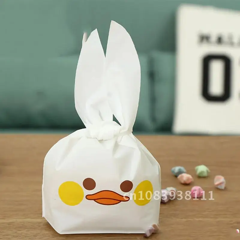 

10 Cute Bunny Duck Packaging PCS Cookie Candy Rabbit Long Ear For Sweets Party Goodie Packing Wedding Cake Bags Gift Bag Present