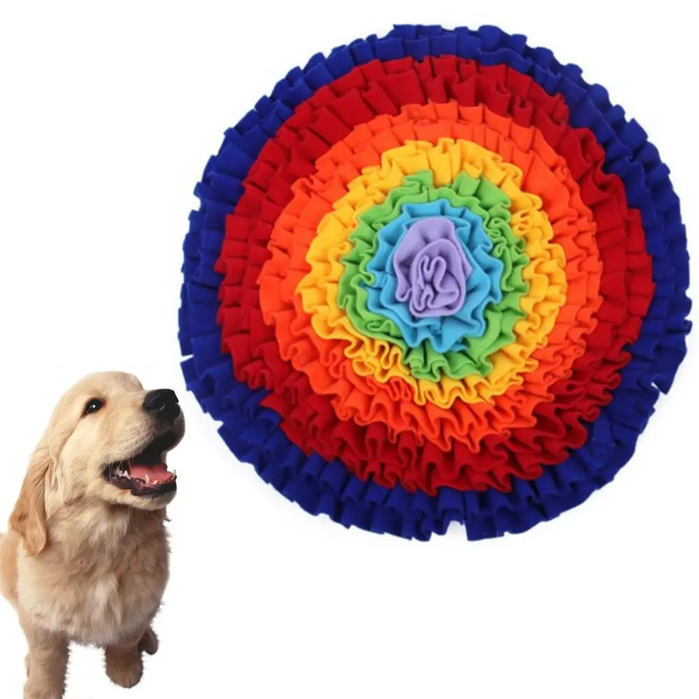 

Pet Leak Food Nose Smell Training Puppy Training Food Dispenser Slow Feeding Bowl Dog Snuffle Mat Dog Puzzle Toy Sniffing Pad
