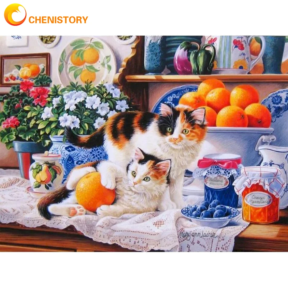 CHENISTORY DIY Picture By Numbers Cat Kits Coloring By Number Animal Drawing On Canvas Hand Painted Painting Art Gift Home Decor
CHENISTORY DIY Picture By Numbers Cat Kits Coloring By Number Animal Drawing On Canvas Hand Painted Painting Art Gift Home Decor