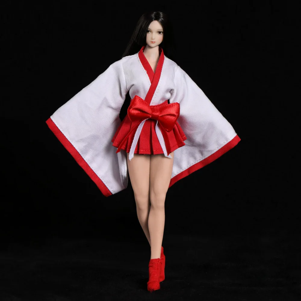 

Cdtoys Cd002 1/12 Female Soldier Witch Kimono Suitable for 6 Inch PH TBL Women's Female Action Figure Body Dolls