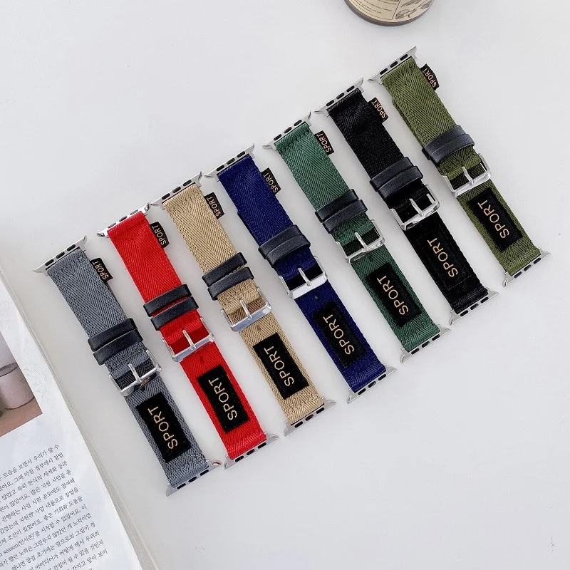 Sports Nylon Strap for Apple Watch Series 7/se/6/5/4/3/2/1 (41mm 45mm 44mm 40mm 42mm 38mm)
Sports Nylon Strap for Apple Watch Series 7/se/6/5/4/3/2/1 (41mm 45mm 44mm 40mm 42mm 38mm)