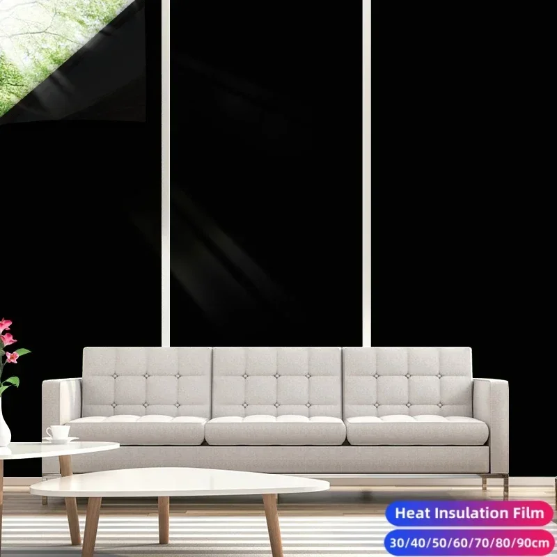 Anti-UV Static Glass Film Black Opaque Shading Insulation Film Home Window Sunshade Glass Sunscreen Total Blackout Sticker Film
Anti-UV Static Glass Film Black Opaque Shading Insulation Film Home Window Sunshade Glass Sunscreen Total Blackout Sticker Film