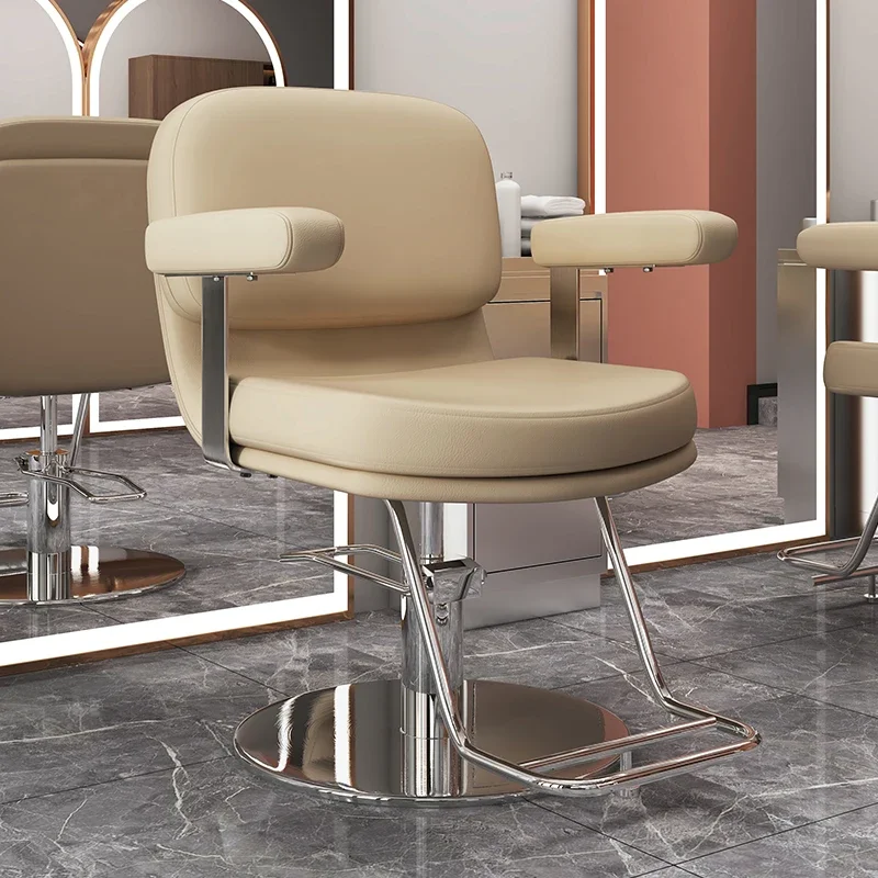 

Hairdressing Hair Salon Chair Make Up Lash Barbershops Metal Shampoo Chair Modern Luxury Cadeira Ergonomica Salon Furniture