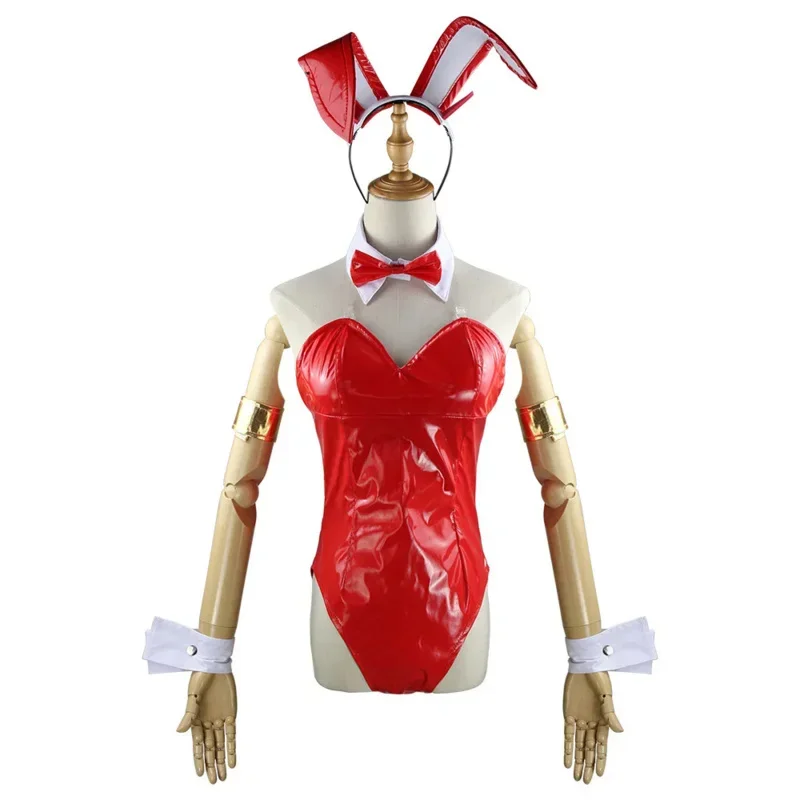 

Unisex Anime Cos Zero Two 02 Bunny Girl Cosplay Costumes Halloween Christmas Party Uniform Suits