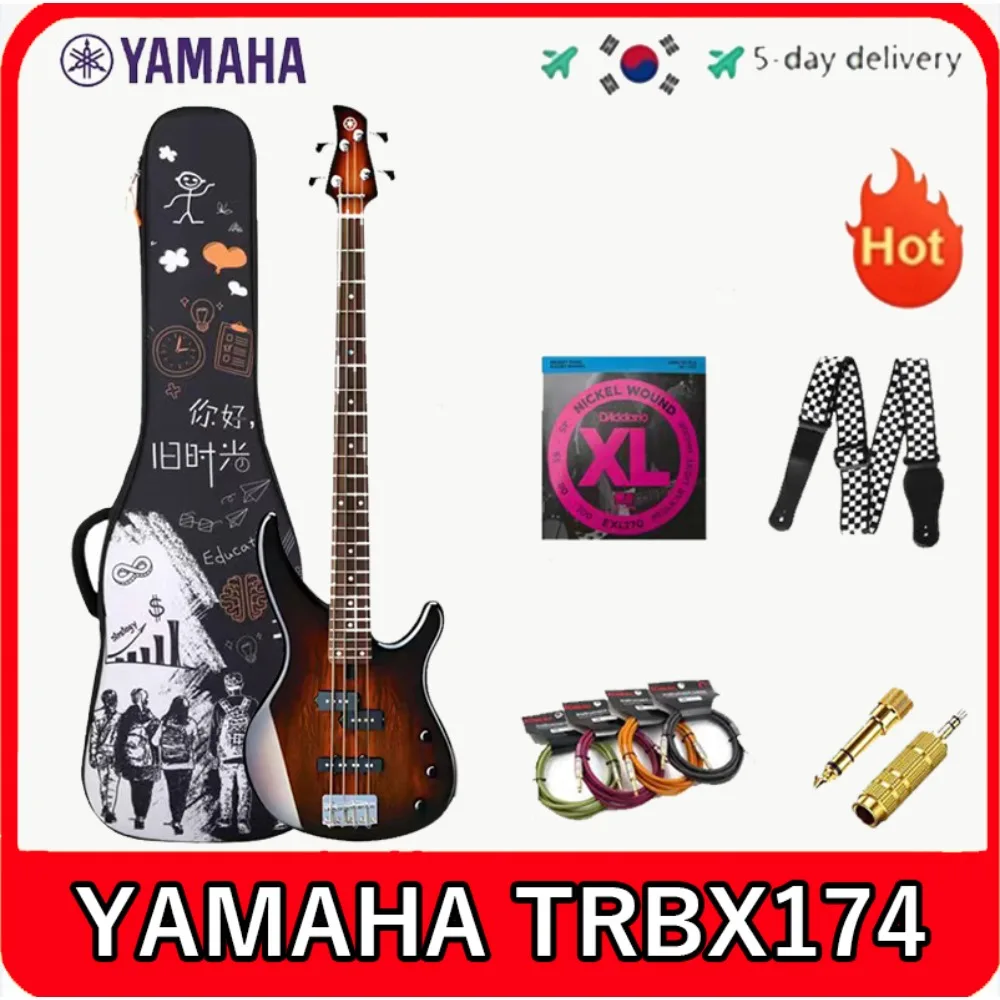 YAMAHA Bass TRBX174 304 4-струнный 305 электрический бас для начинающих-это игра для начинающих с четким и приятным звуком
YAMAHA Bass TRBX174 304 4-струнный 305 электрический бас для начинающих-это игра для начинающих с четким и приятным звуком