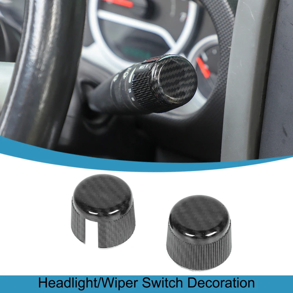 Car Headlight/Wiper Switch Decoration Cover for Jeep Wrangler JK 2007-2017 Compass 2007-2016 Interior Accessories Carbon Fiber
Car Headlight/Wiper Switch Decoration Cover for Jeep Wrangler JK 2007-2017 Compass 2007-2016 Interior Accessories Carbon Fiber