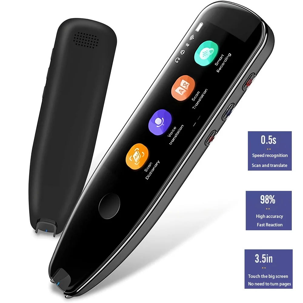 2021 3.5 Inch Multifunction Smart Voice Translator Offline 112 Language Translation Pen Artifact Business Travel Abroad
2021 3.5 Inch Multifunction Smart Voice Translator Offline 112 Language Translation Pen Artifact Business Travel Abroad