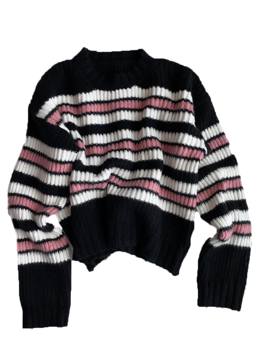 Striped Sweater Fashion Casual Simple Comfortable Hundred 2024 Autumn and Winter New 1026
Striped Sweater Fashion Casual Simple Comfortable Hundred 2024 Autumn and Winter New 1026
