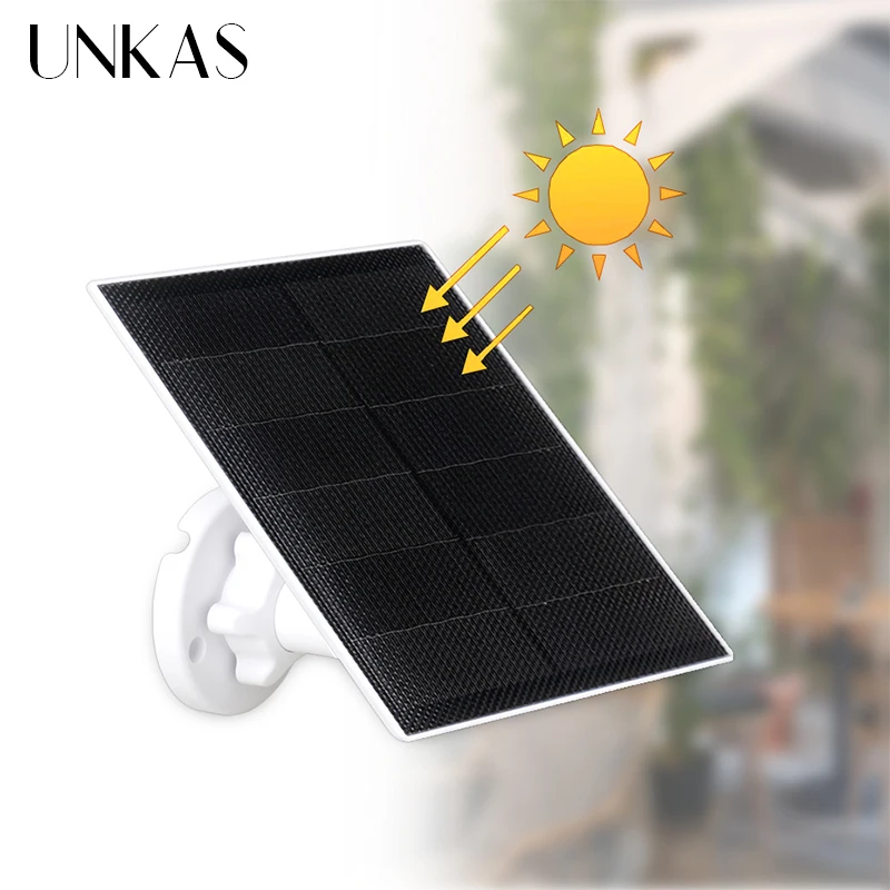 UNKAS Waterproof Solar Panels for Cam Surveillance 5V Micro USB Charging Port 10ft/3m Continuously Powering Outdoors IP Camera
UNKAS Waterproof Solar Panels for Cam Surveillance 5V Micro USB Charging Port 10ft/3m Continuously Powering Outdoors IP Camera